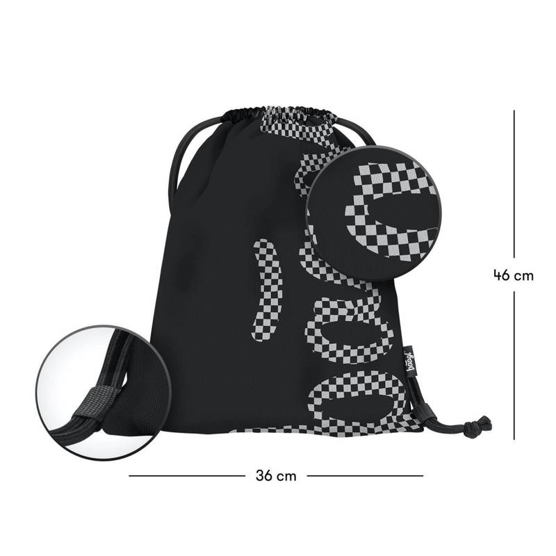 BAAGL SET 3 Skate Ska: batoh, peračník, sáček BAAGL SET 3 Skate Ska: batoh, peračník, sáček