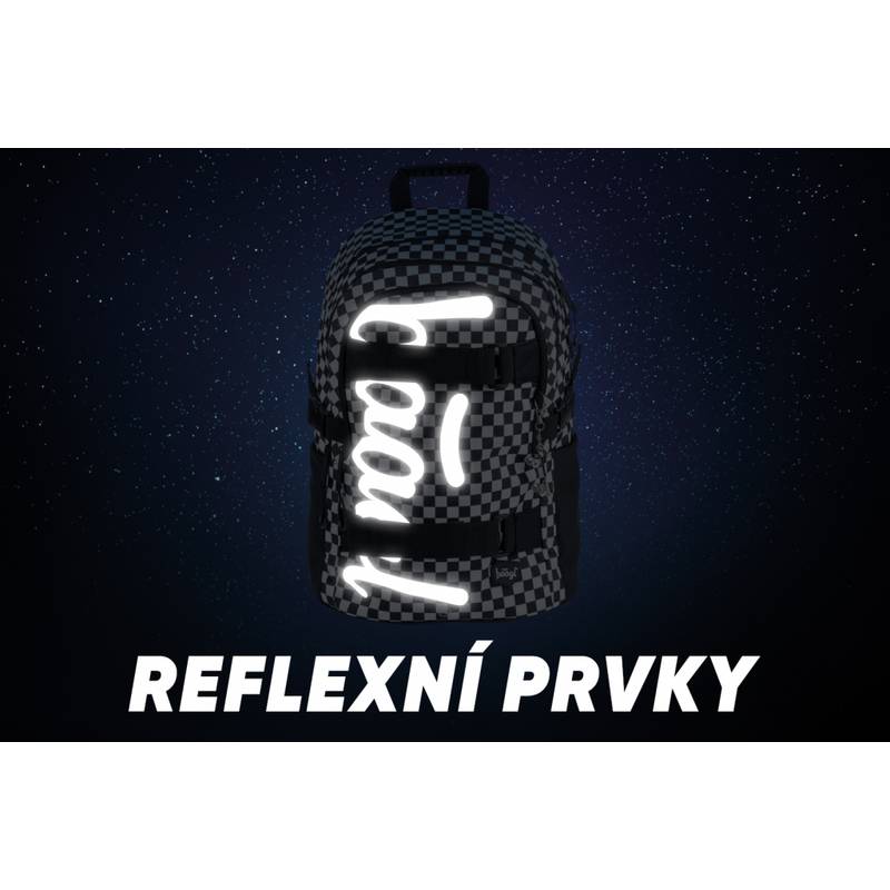 BAAGL SET 3 Skate Ska: batoh, peračník, sáček BAAGL SET 3 Skate Ska: batoh, peračník, sáček