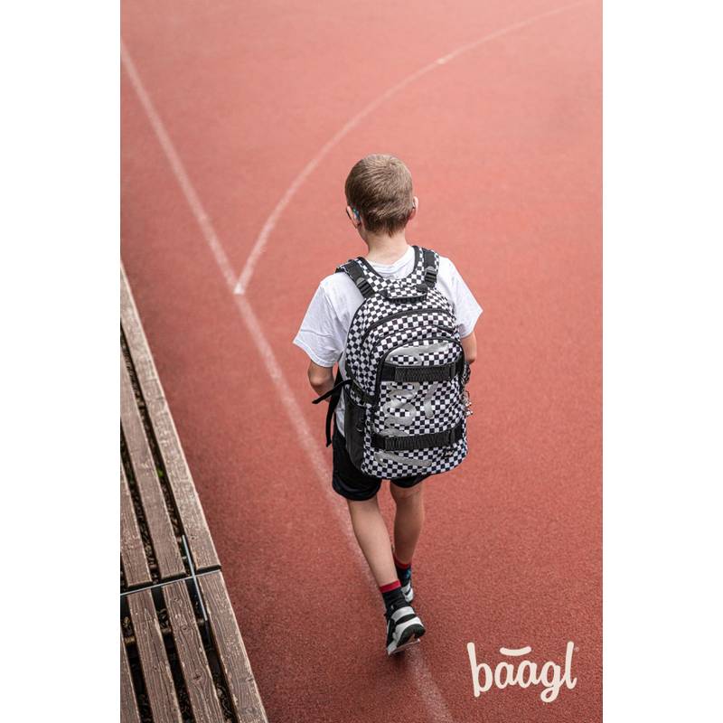 BAAGL SET 3 Skate Ska: batoh, peračník, sáček BAAGL SET 3 Skate Ska: batoh, peračník, sáček