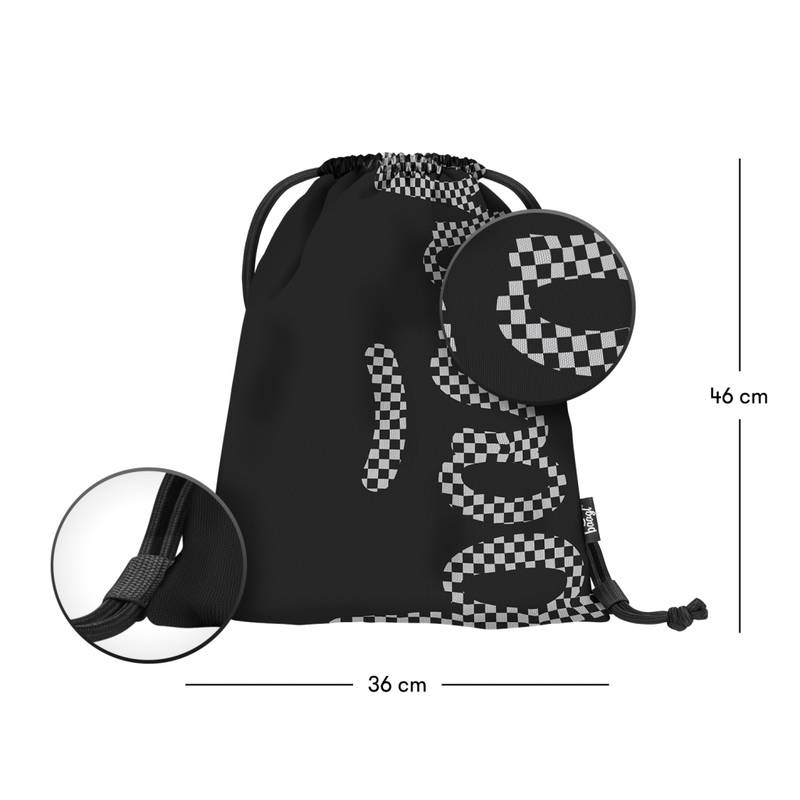 BAAGL SET 3 Skate Ska: batoh, peračník, sáček BAAGL SET 3 Skate Ska: batoh, peračník, sáček