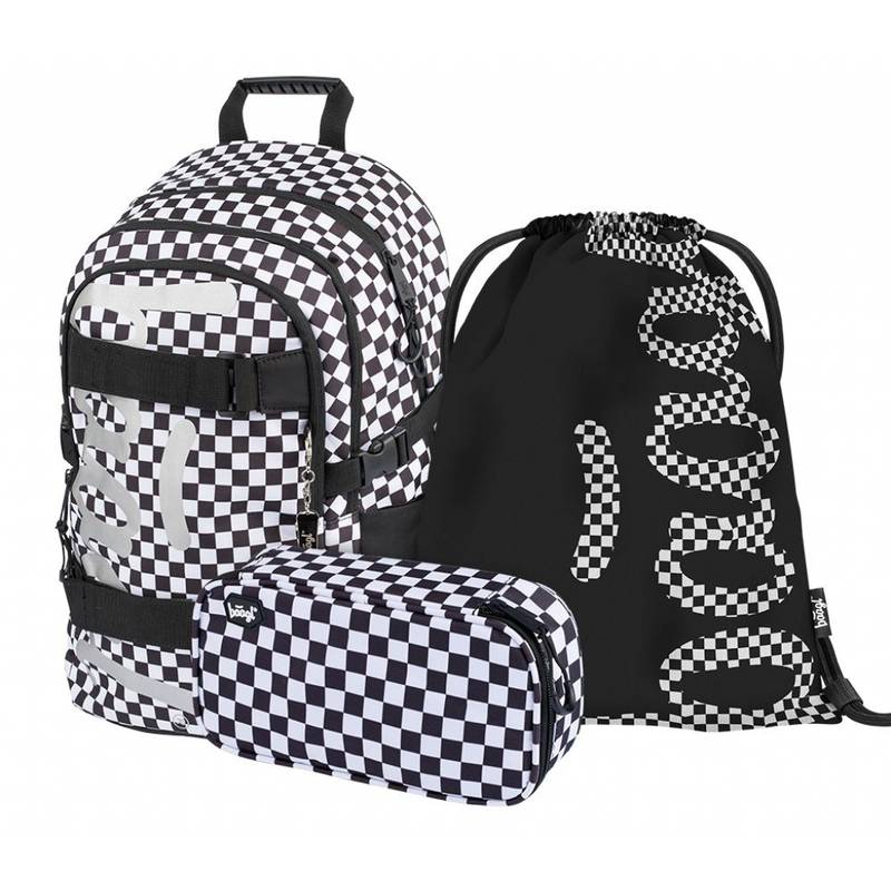 BAAGL SET 3 Skate Ska: batoh, peračník, sáček BAAGL SET 3 Skate Ska: batoh, peračník, sáček