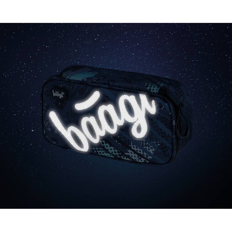 BAAGL SET 3 Skate Struktury: batoh, peračník, sáček BAAGL SET 3 Skate Struktury: batoh, peračník, sáček