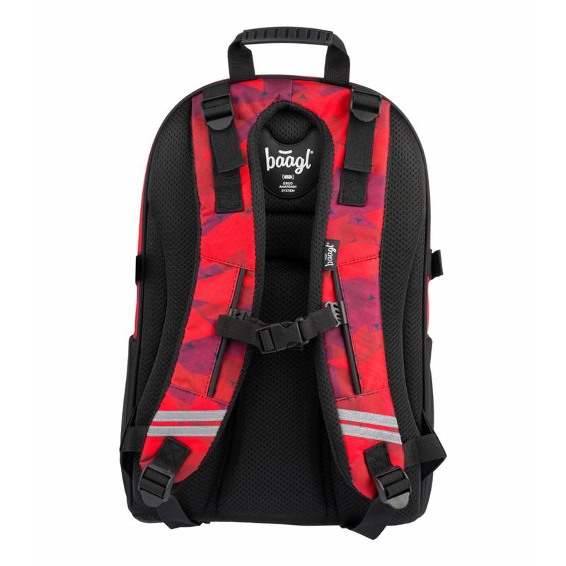 BAAGL SET 3 Skate Triangle: batoh, peračník, sáček BAAGL SET 3 Skate Triangle: batoh, peračník, sáček