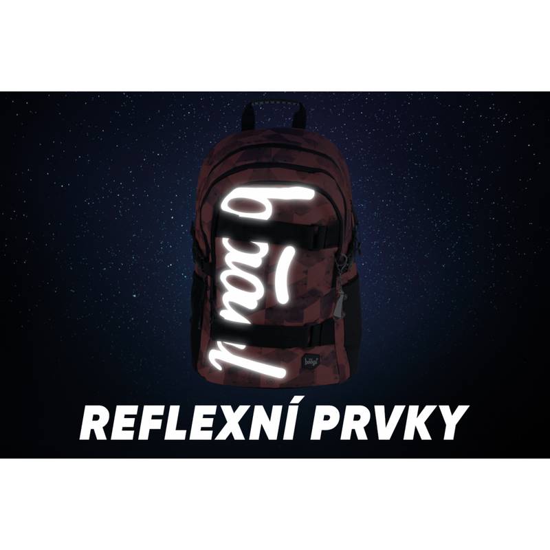 BAAGL SET 3 Skate Triangle: batoh, peračník, sáček BAAGL SET 3 Skate Triangle: batoh, peračník, sáček