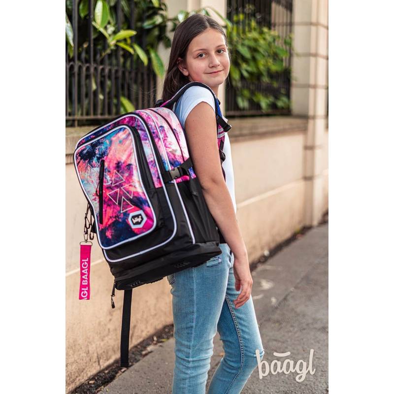 BAAGL SET 3 Abstract: batoh, peračník, sáček BAAGL SET 3 Abstract: batoh, peračník, sáček