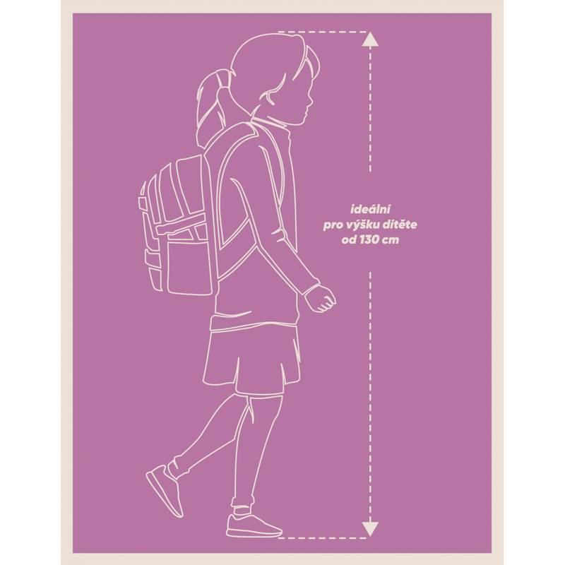 BAAGL SET 3 Skate Moon: batoh, peračník, sáček BAAGL SET 3 Skate Moon: batoh, peračník, sáček