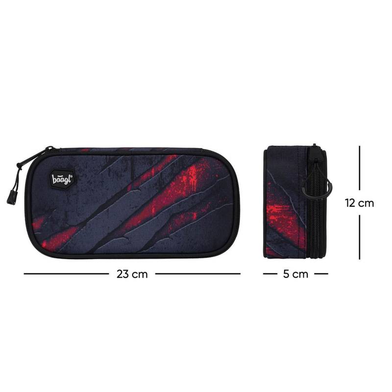 BAAGL SET 3 Core Láva: batoh, peračník, sáček BAAGL SET 3 Core Láva: batoh, peračník, sáček