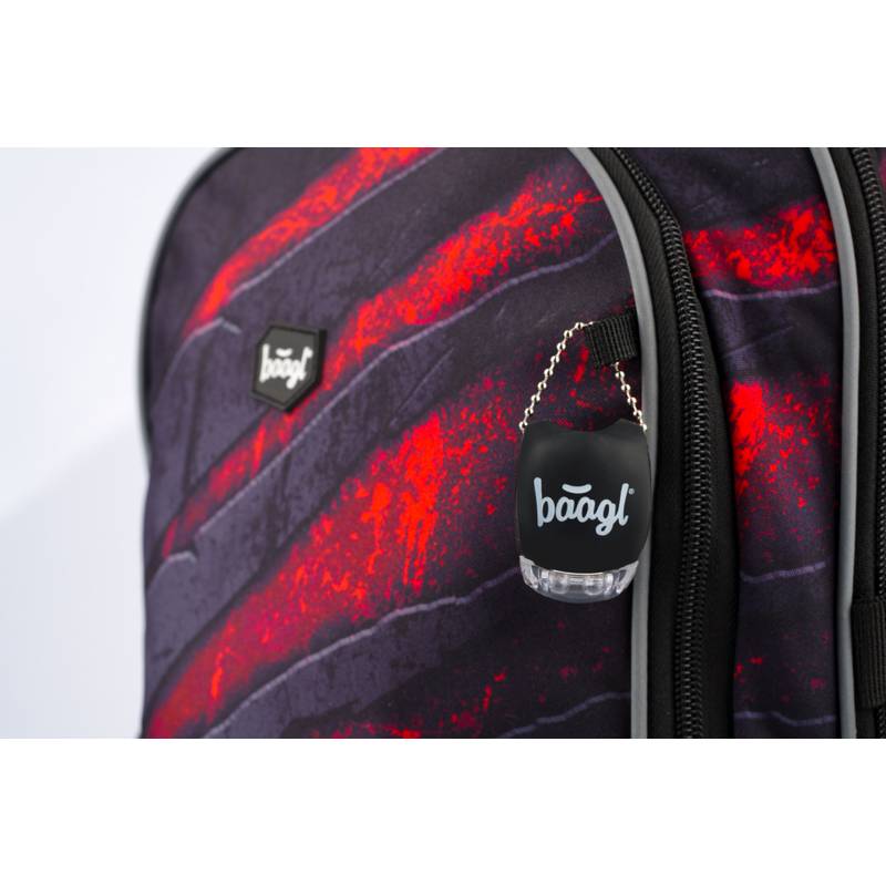 BAAGL SET 3 Core Láva: batoh, peračník, sáček BAAGL SET 3 Core Láva: batoh, peračník, sáček