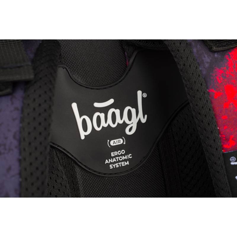 BAAGL SET 3 Core Láva: batoh, peračník, sáček BAAGL SET 3 Core Láva: batoh, peračník, sáček