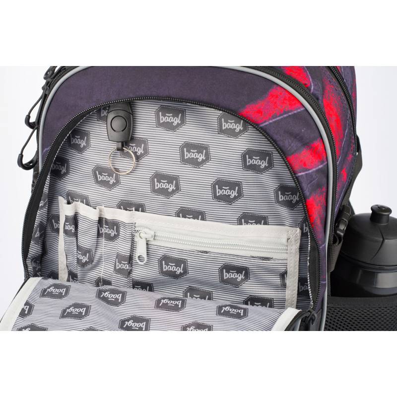 BAAGL SET 3 Core Láva: batoh, peračník, sáček BAAGL SET 3 Core Láva: batoh, peračník, sáček