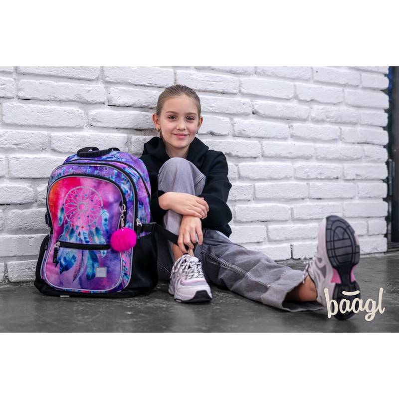 BAAGL SET 3 Core Lapač snů: batoh, peračník a sáček BAAGL SET 3 Core Lapač snů: batoh, peračník a sáček