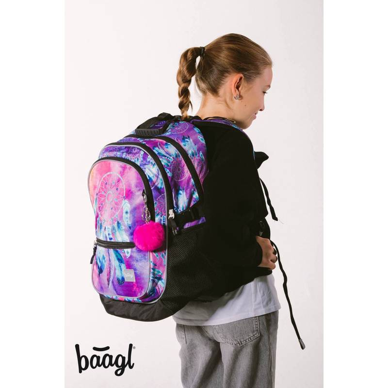 BAAGL SET 3 Core Lapač snů: batoh, peračník a sáček BAAGL SET 3 Core Lapač snů: batoh, peračník a sáček