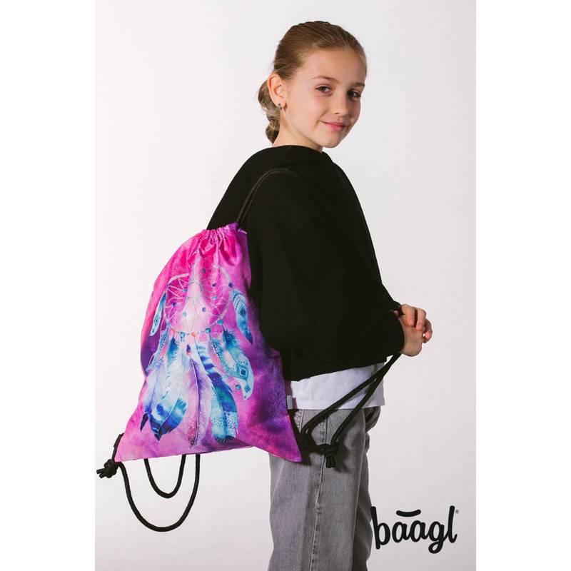 BAAGL SET 3 Core Lapač snů: batoh, peračník a sáček BAAGL SET 3 Core Lapač snů: batoh, peračník a sáček