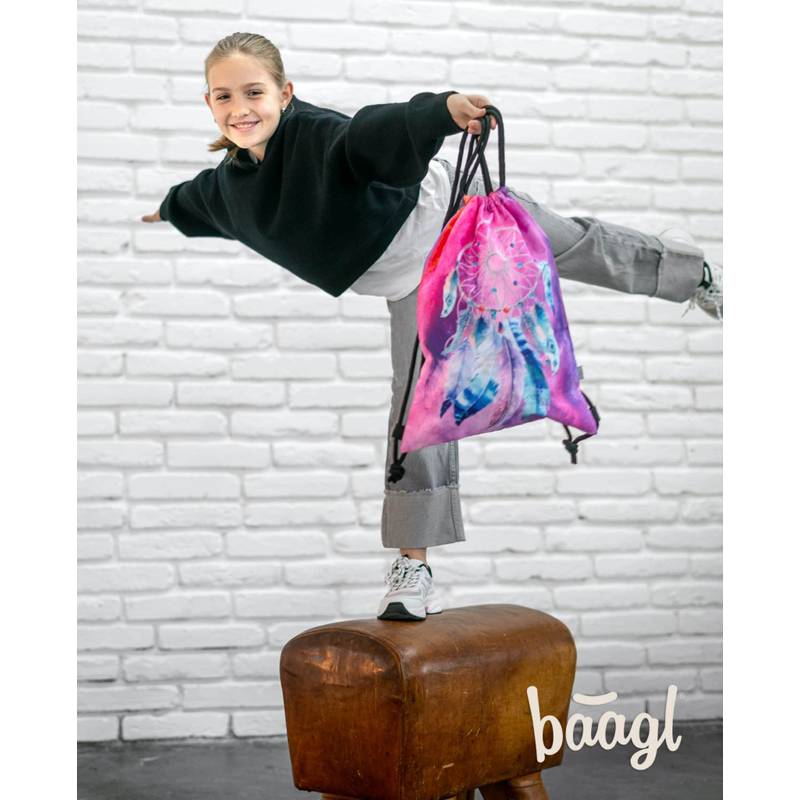 BAAGL SET 3 Core Lapač snů: batoh, peračník a sáček BAAGL SET 3 Core Lapač snů: batoh, peračník a sáček
