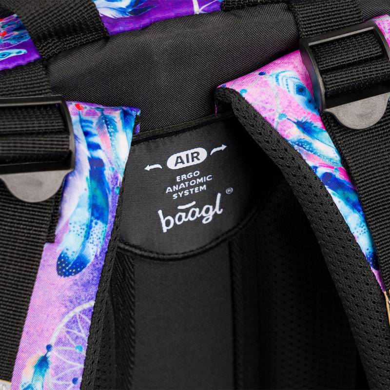 BAAGL SET 3 Core Lapač snů: batoh, peračník a sáček BAAGL SET 3 Core Lapač snů: batoh, peračník a sáček