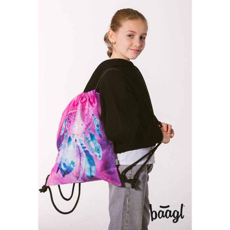 BAAGL SET 3 Core Lapač snů: batoh, peračník a sáček BAAGL SET 3 Core Lapač snů: batoh, peračník a sáček