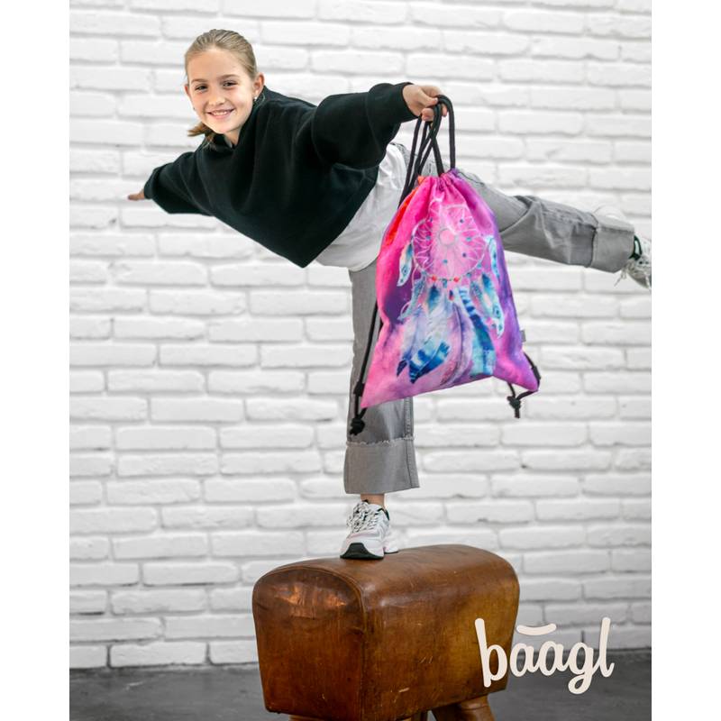 BAAGL SET 3 Core Lapač snů: batoh, peračník a sáček BAAGL SET 3 Core Lapač snů: batoh, peračník a sáček