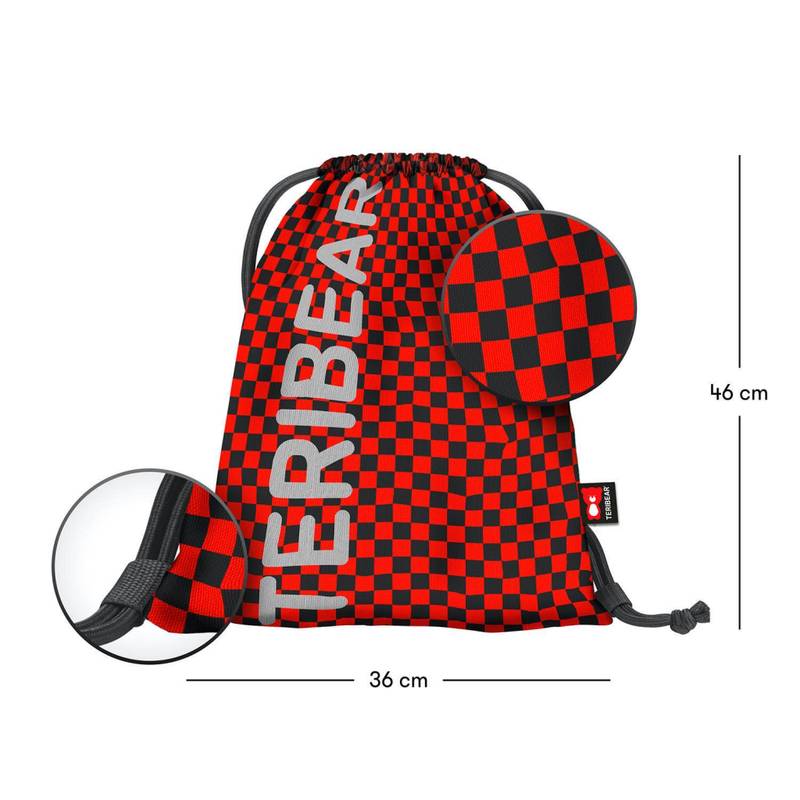 BAAGL SET 3 Skate TERIBEAR: batoh, peračník a sáček BAAGL SET 3 Skate TERIBEAR: batoh, peračník a sáček