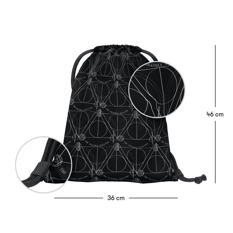 BAAGL SET 3 Skate Harry Potter Relikvie smrti: batoh, penál, sáček BAAGL SET 3 Skate Harry Potter Relikvie smrti: batoh, penál, sáček