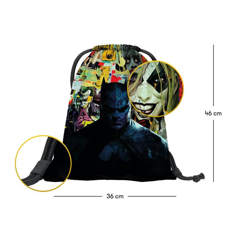 BAAGL SET 3 Skate Batman Komiks: batoh, penál, sáček BAAGL SET 3 Skate Batman Komiks: batoh, penál, sáček