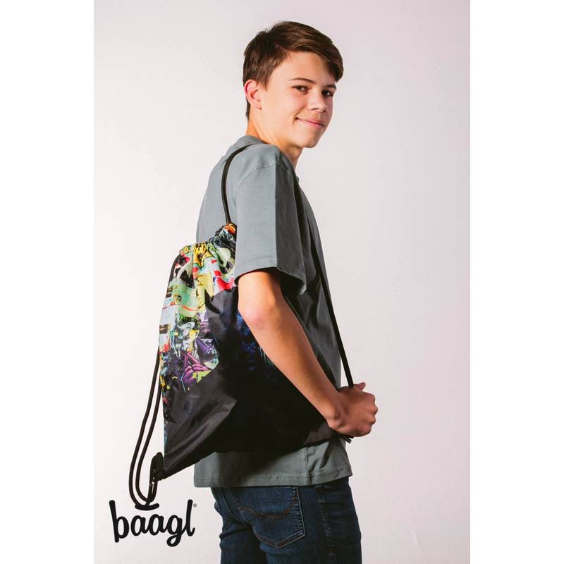 BAAGL SET 3 Skate Batman Komiks: batoh, penál, sáček BAAGL SET 3 Skate Batman Komiks: batoh, penál, sáček