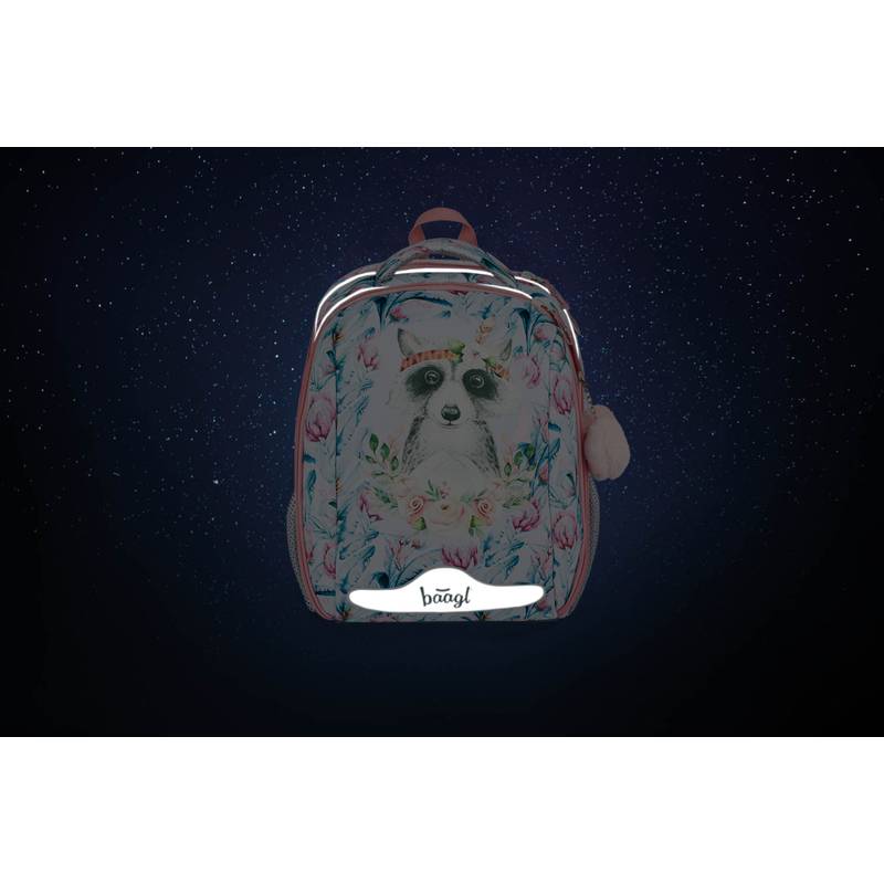 BAAGL SADA 3 Shelly Mýval: aktovka, penál, sáček BAAGL SADA 3 Shelly Mýval: aktovka, penál, sáček