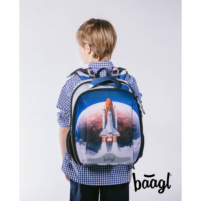 BAAGL SADA 3 Shelly Space Shuttle: aktovka, penál, sáček BAAGL SADA 3 Shelly Space Shuttle: aktovka, penál, sáček