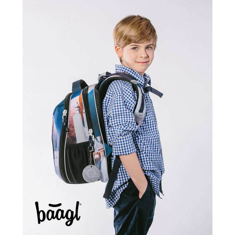 BAAGL SADA 3 Shelly Space Shuttle: aktovka, penál, sáček BAAGL SADA 3 Shelly Space Shuttle: aktovka, penál, sáček