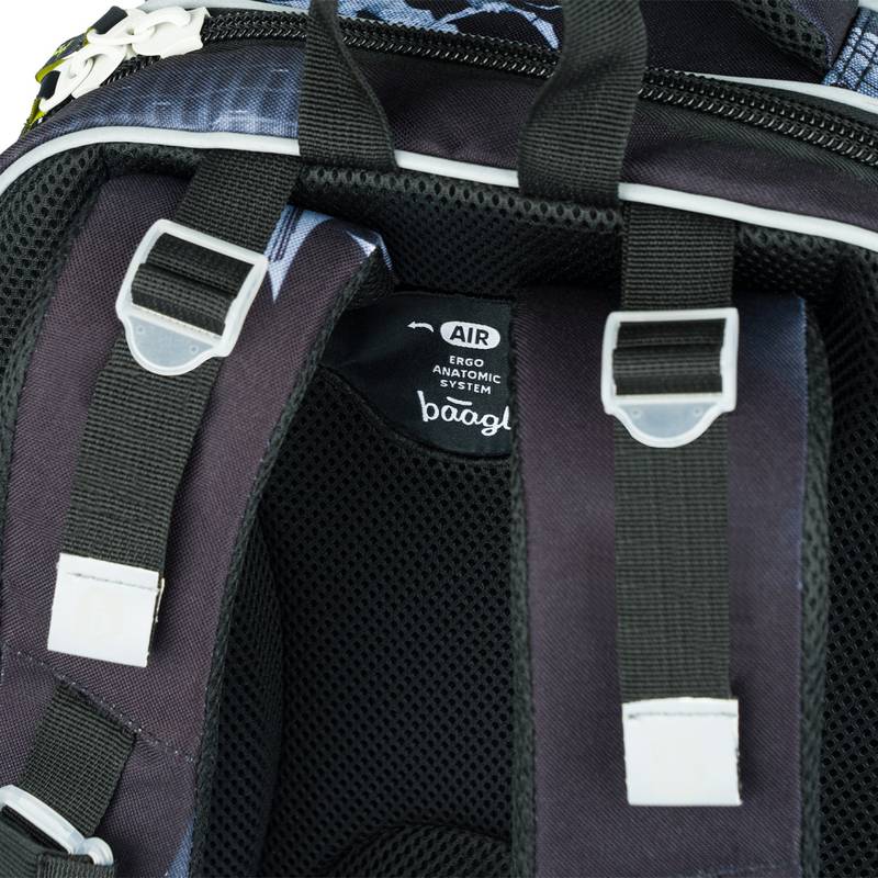 BAAGL SADA 3 Shelly Batman Dark City: aktovka, penál, sáček BAAGL SADA 3 Shelly Batman Dark City: aktovka, penál, sáček