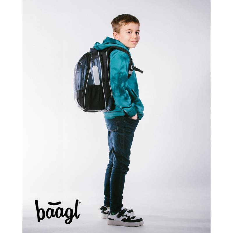 BAAGL SADA 3 Shelly Batman Dark City: aktovka, penál, sáček BAAGL SADA 3 Shelly Batman Dark City: aktovka, penál, sáček