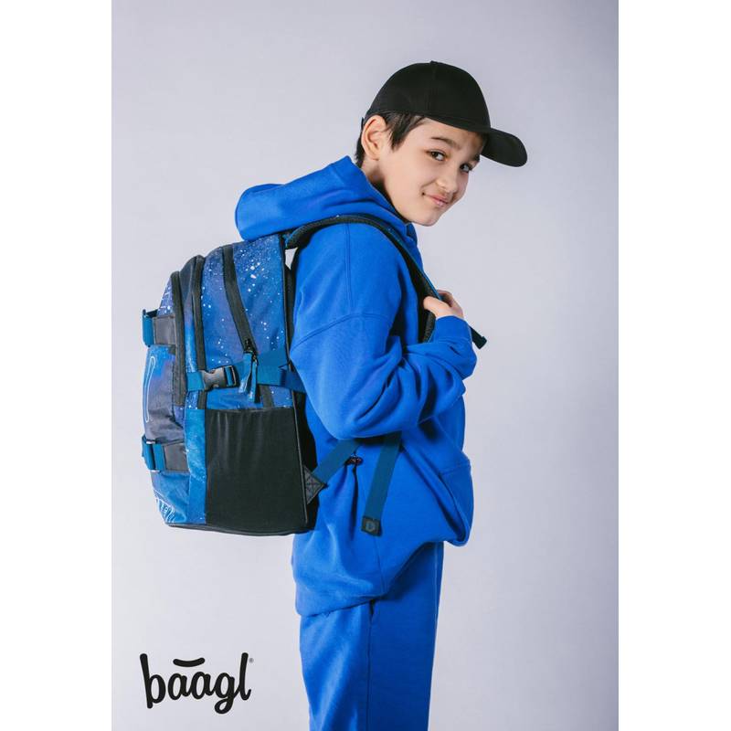 BAAGL SADA 3 Skate Steel: batoh, penál, sáček BAAGL SADA 3 Skate Steel: batoh, penál, sáček