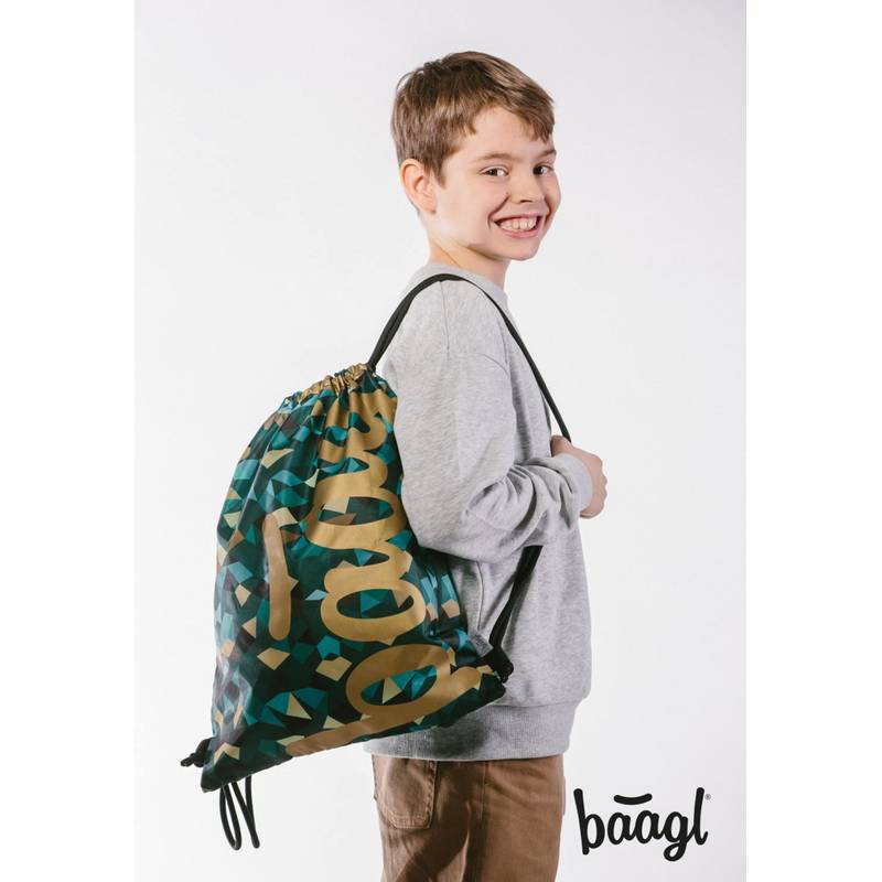 BAAGL SADA 3 Skate Polygon: batoh, penál, sáček BAAGL SADA 3 Skate Polygon: batoh, penál, sáček