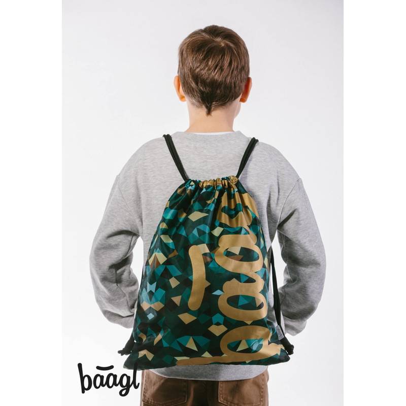 BAAGL SADA 3 Skate Polygon: batoh, penál, sáček BAAGL SADA 3 Skate Polygon: batoh, penál, sáček