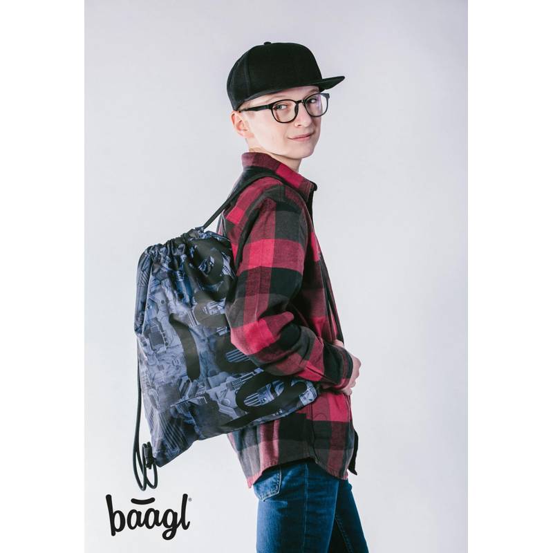 BAAGL SADA 3 Core Technic: batoh, penál, sáček BAAGL SADA 3 Core Technic: batoh, penál, sáček