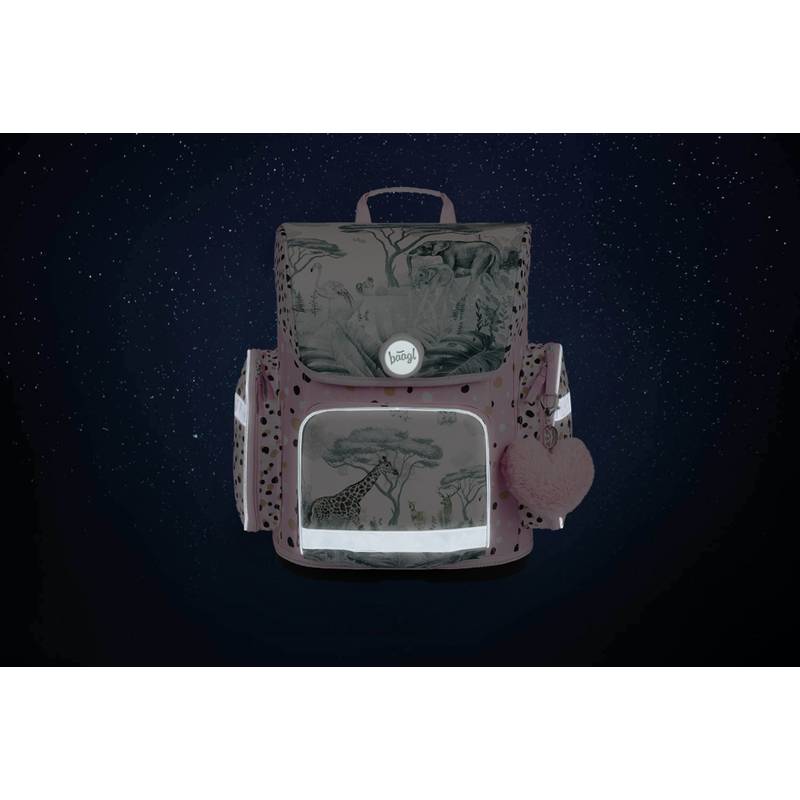 BAAGL SADA 3 Ergo Safari: aktovka, penál, sáček BAAGL SADA 3 Ergo Safari: aktovka, penál, sáček