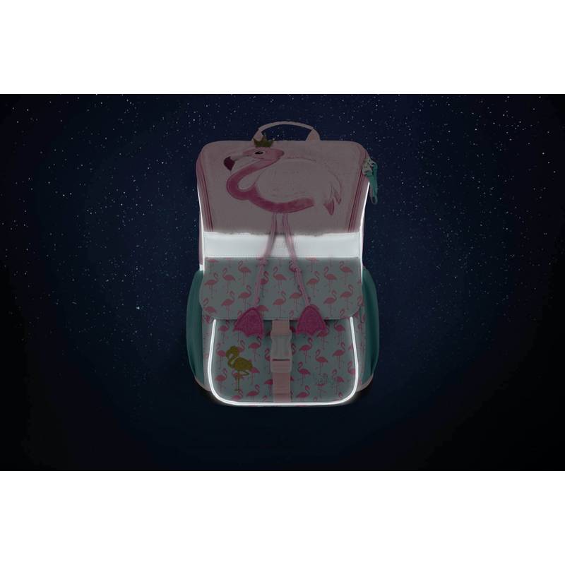 BAAGL SADA 3 Zippy Plameňák: aktovka, penál, sáček BAAGL SADA 3 Zippy Plameňák: aktovka, penál, sáček