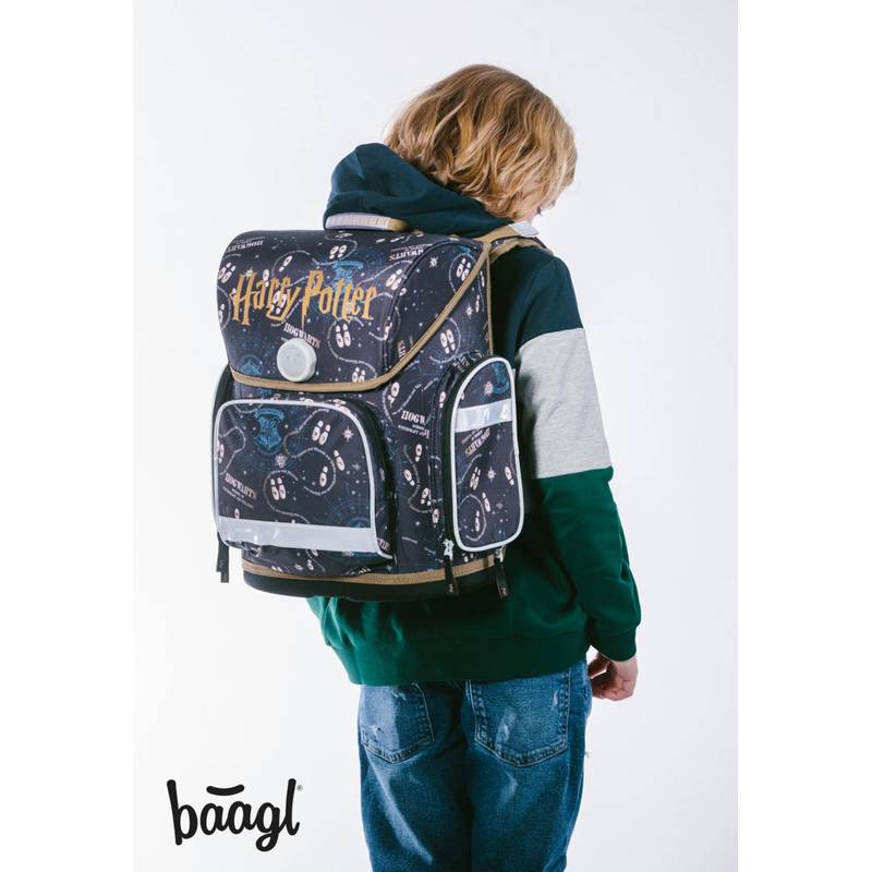 BAAGL SADA 3 Ergo Harry Potter Záškodnická mapa: aktovka, penál, sáček BAAGL SADA 3 Ergo Harry Potter Záškodnická mapa: aktovka, penál, sáček
