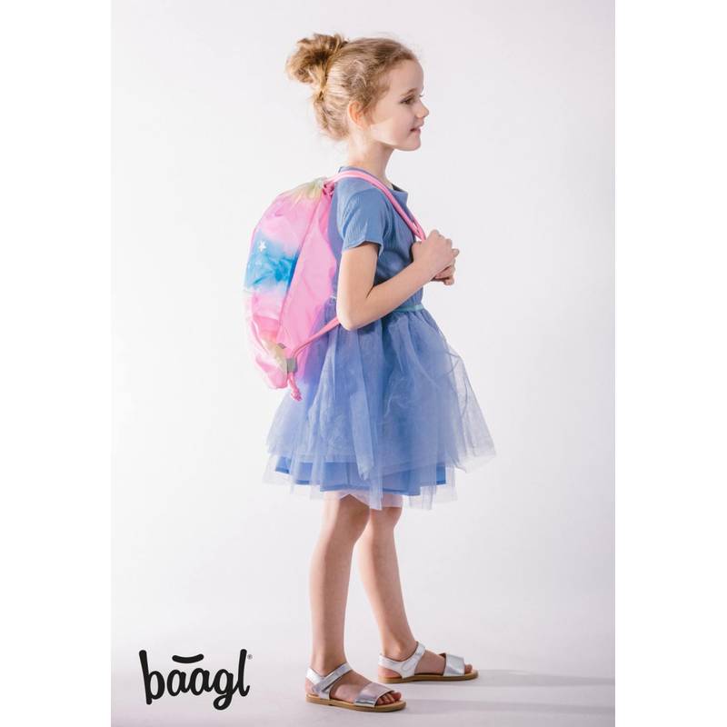 BAAGL SADA 3 Airy Rainbow Unicorn: atkovka, penál, sáček BAAGL SADA 3 Airy Rainbow Unicorn: atkovka, penál, sáček