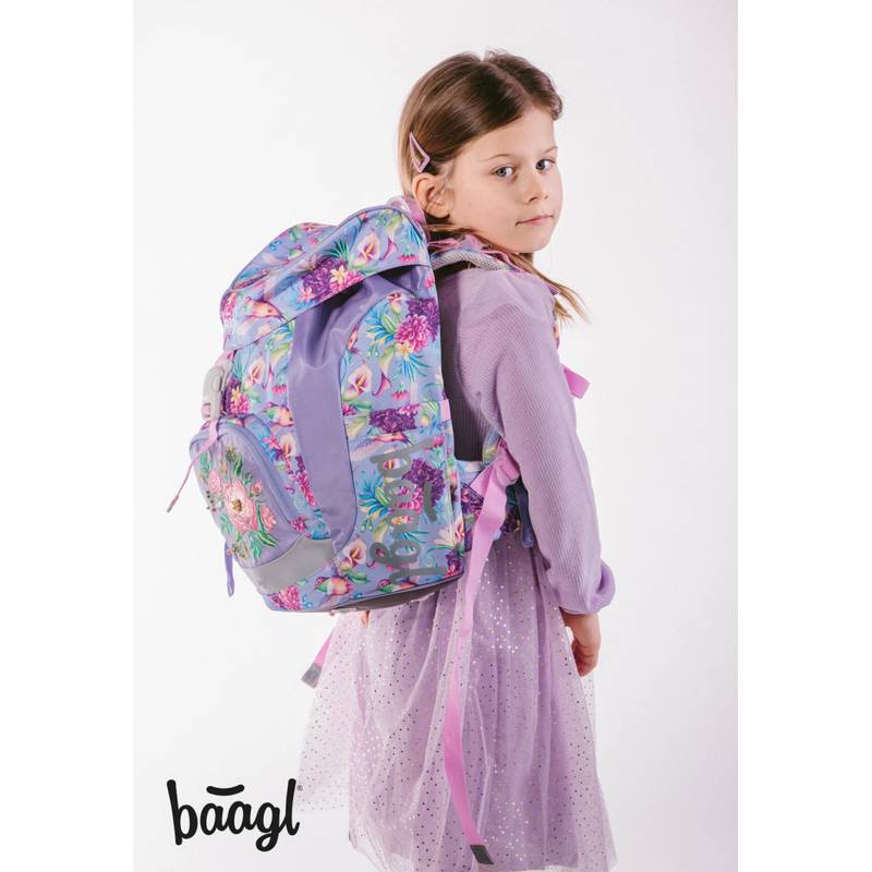 BAAGL SADA 3 Airy Kolibřík: atkovka, penál, sáček BAAGL SADA 3 Airy Kolibřík: atkovka, penál, sáček