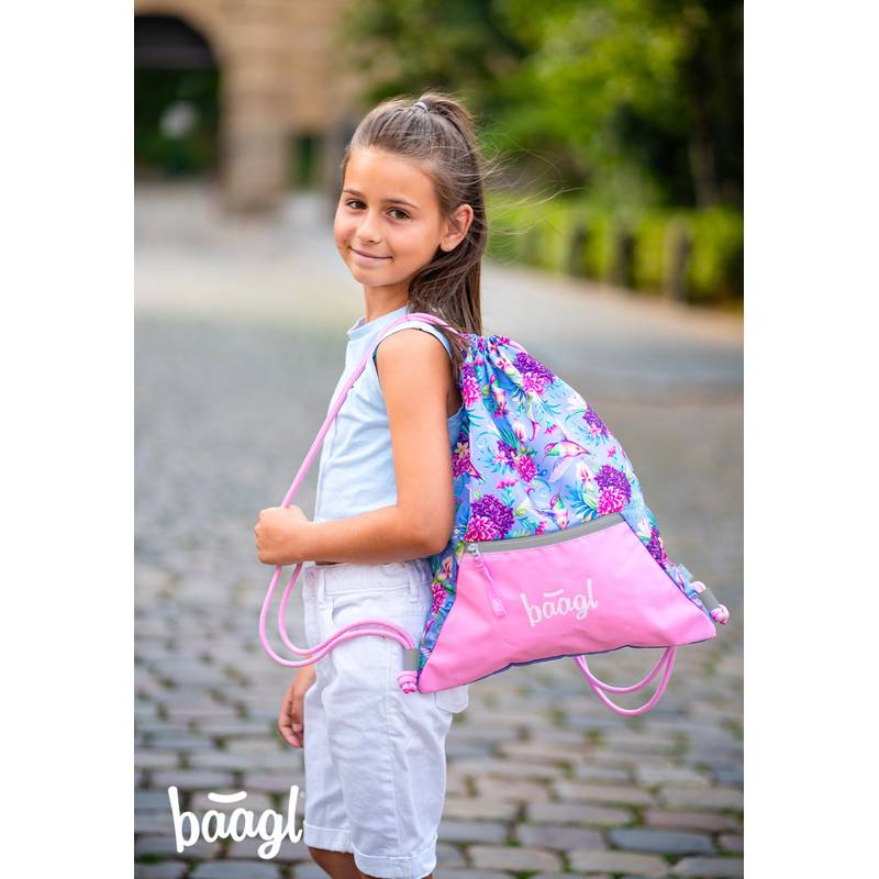 BAAGL SADA 3 Airy Kolibřík: atkovka, penál, sáček BAAGL SADA 3 Airy Kolibřík: atkovka, penál, sáček