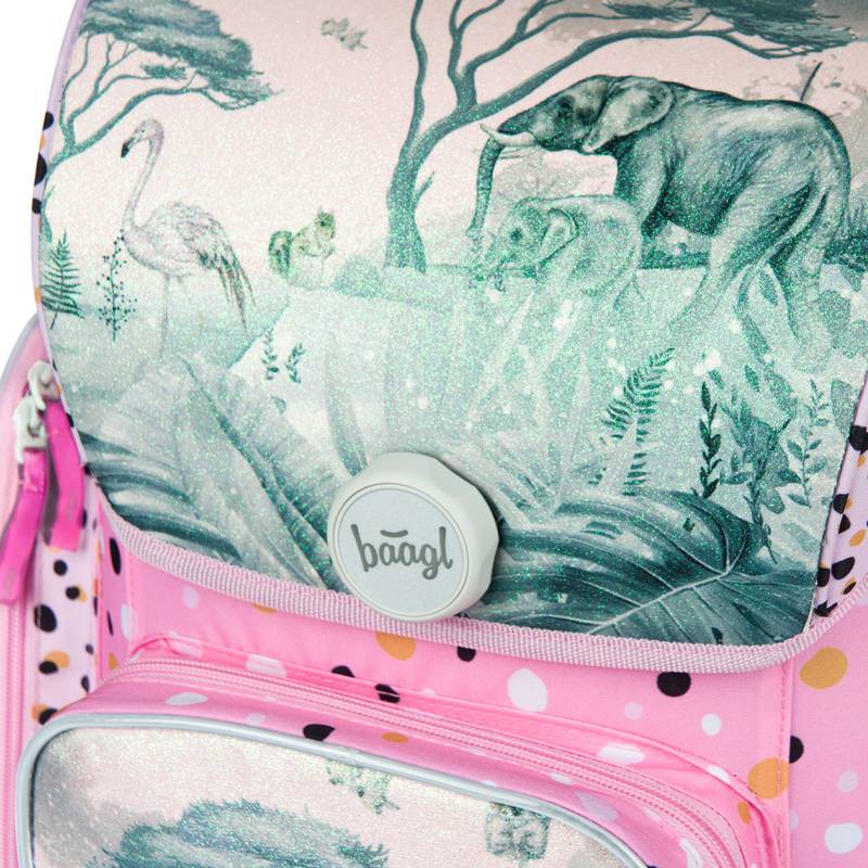 BAAGL SET 5 Ergo Safari: aktovka, peračník, sáček, desky, box BAAGL SET 5 Ergo Safari: aktovka, peračník, sáček, desky, box