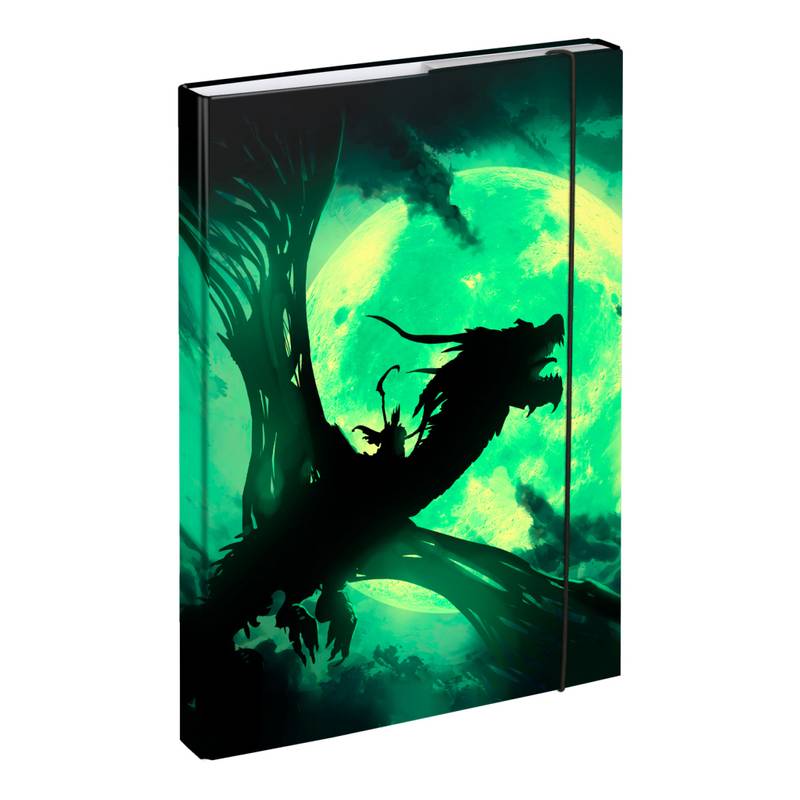 BAAGL SET 5 Ergo Drak: aktovka, peračník, sáček, desky, box BAAGL SET 5 Ergo Drak: aktovka, peračník, sáček, desky, box