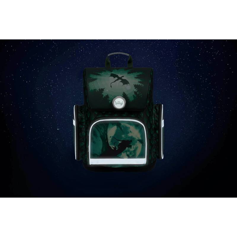 BAAGL SET 5 Ergo Drak: aktovka, peračník, sáček, desky, box BAAGL SET 5 Ergo Drak: aktovka, peračník, sáček, desky, box