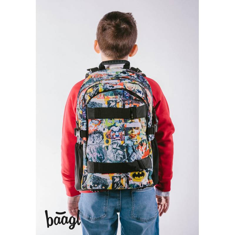 BAAGL SET 5 Skate Batman Comics: batoh, peračník, sáček, desky, peněženka BAAGL SET 5 Skate Batman Comics: batoh, peračník, sáček, desky, peněženka