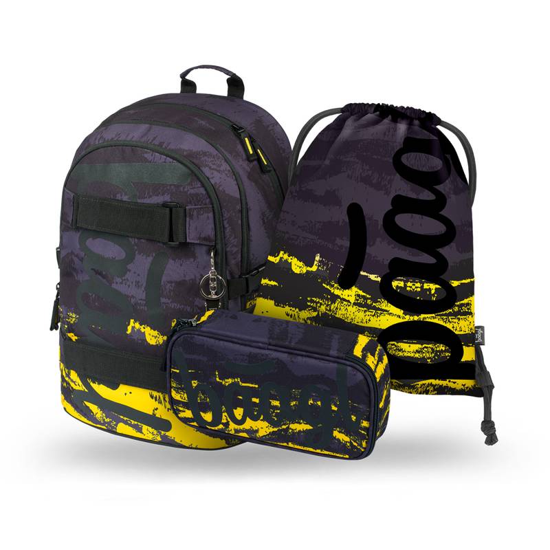 BAAGL SADA 3 Skate Dune: batoh, penál, sáček BAAGL SADA 3 Skate Dune: batoh, penál, sáček