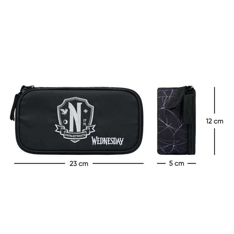 BAAGL SADA 3 Skate Wednesday Nevermore: batoh, penál, sáček BAAGL SADA 3 Skate Wednesday Nevermore: batoh, penál, sáček