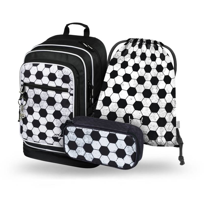 BAAGL SADA 3 Cubic Goal: batoh, penál, sáček BAAGL SADA 3 Cubic Goal: batoh, penál, sáček