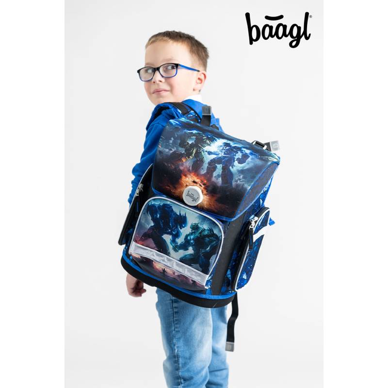 BAAGL SADA 3 Ergo Battle: aktovka, penál, sáček BAAGL SADA 3 Ergo Battle: aktovka, penál, sáček