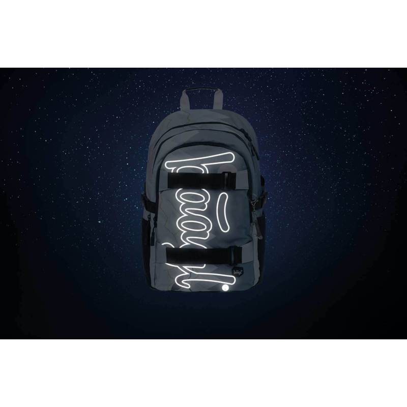 BAAGL SADA 5 Skate Moon: batoh, penál, kapsa, desky, peněženka BAAGL SADA 5 Skate Moon: batoh, penál, kapsa, desky, peněženka