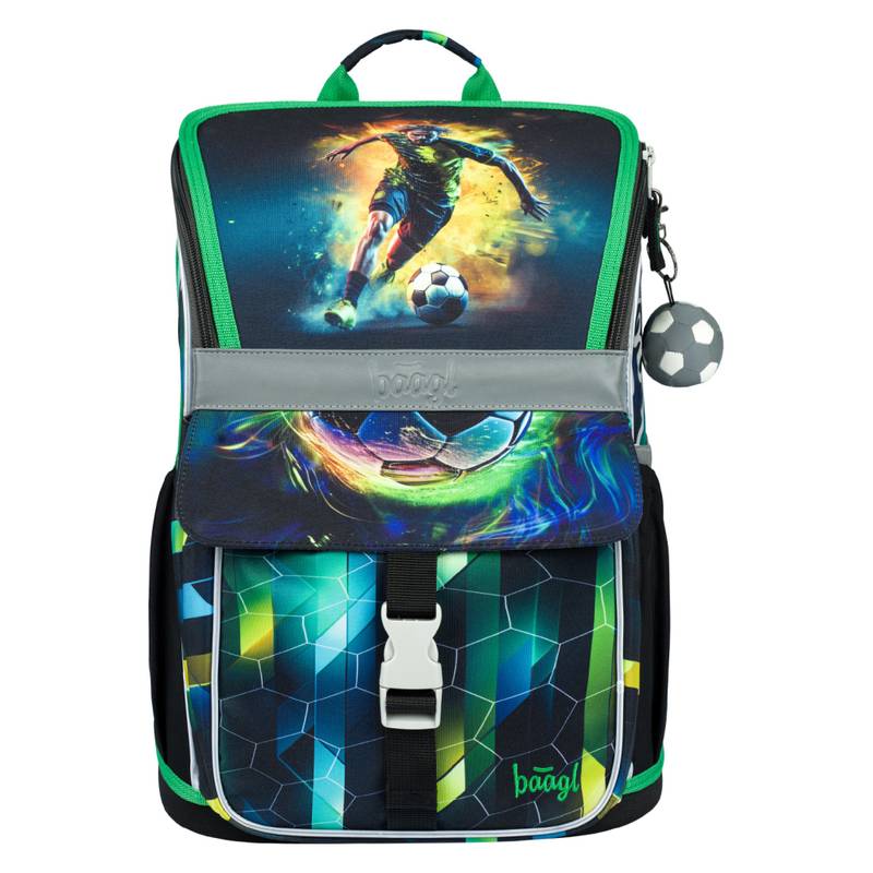 BAAGL SADA 3 Zippy Fotbal Hráč: aktovka, penál, kapsa BAAGL SADA 3 Zippy Fotbal Hráč: aktovka, penál, kapsa